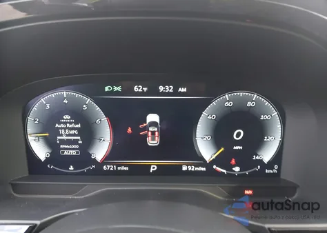 2025 Infiniti Qx60 Autograph Awd from USA, damaged, VIN 5N1AL1HU5SC331520